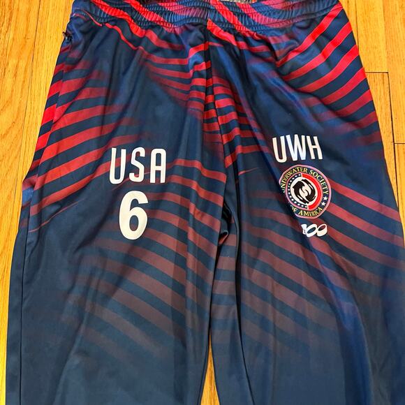 Podium Wear Track Pants Adult Large UWH Under Water Society USA Mens - Picture 2 of 10